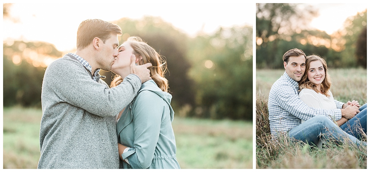engagement photography for a camp abe lincoln wedding